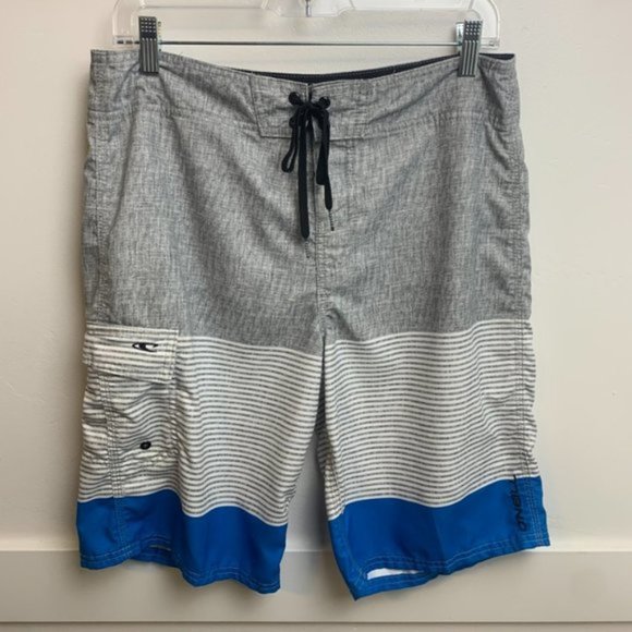 O'Neill Other - O'Neill Blue, Gray, & White Board Shorts Size 31
